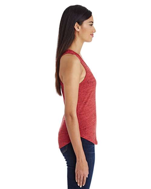 Threadfast Apparel 204LT Red Blizzard — on model side
