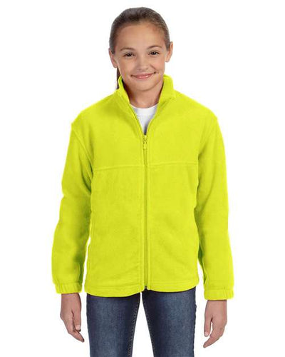 Harriton M990Y Safety Yellow — on model front