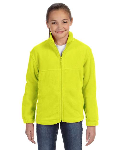 Harriton M990Y Safety Yellow — on model front
