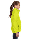 Harriton M990Y Safety Yellow — on model side