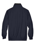 Harriton M740 Navy/ Black — back