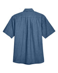 Harriton M550S Light Denim — back