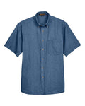 Harriton M550S Light Denim — front