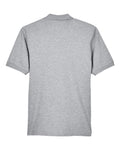 Harriton M265P Grey Heather — back