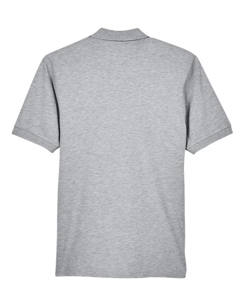 Harriton M265P Grey Heather — back