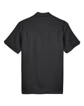 Harriton M575 Black/ Cream — back