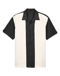 Harriton M575 Black/ Cream — front