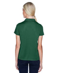 Harriton M353W Dark Green — on model back