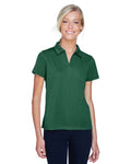 Harriton M353W Dark Green — on model front