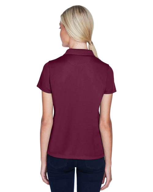 Harriton M353W Maroon — on model back