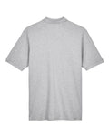 Harriton M200T Grey Heather — back