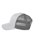 Team 365 TT802 Athletic Heather/ Sport Graphite — direct side