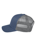Team 365 TT802 Sport Dark Navy Heather/ Sport Graphite — direct side