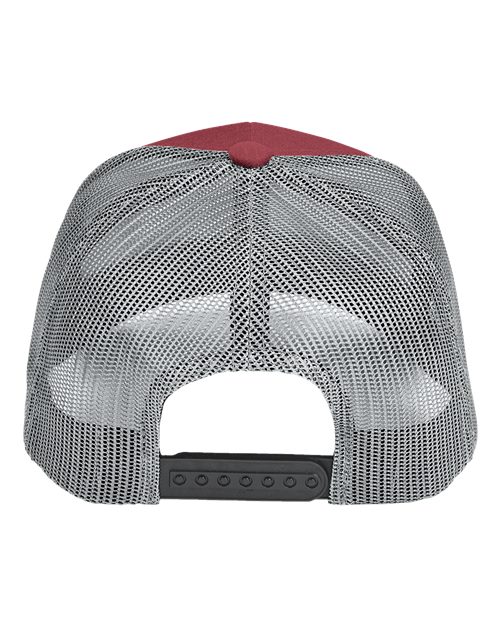 Team 365 TT802 Sport Maroon Heather/ Sport Graphite — back