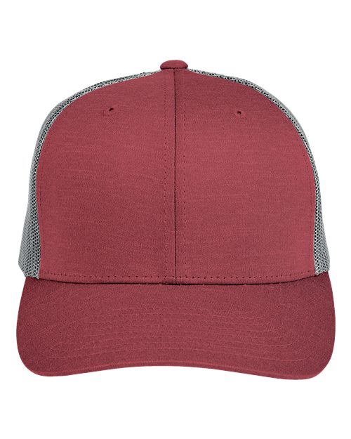Team 365 TT802 Sport Maroon Heather/ Sport Graphite — front