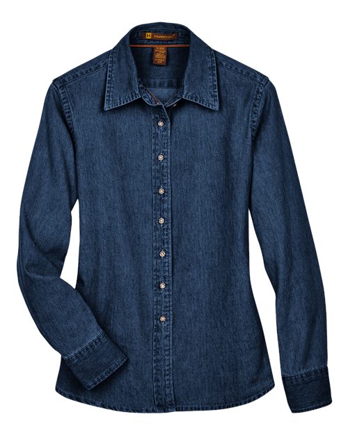 Harriton M550W Dark Denim — front