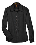 Harriton M550W Washed Black — front