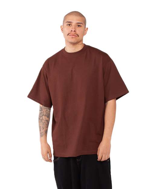 Shaka Wear SHMHSS Brown — on model side