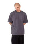 Shaka Wear SHMHSS Charcoal Grey Heather — on model side
