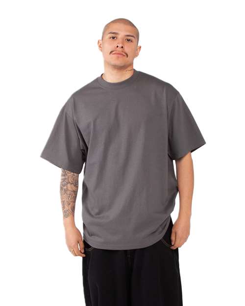 Shaka Wear SHMHSS Dark Grey — on model side