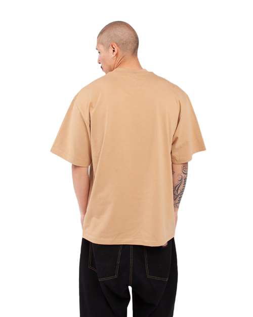 Shaka Wear SHMHSS Khaki — on model back
