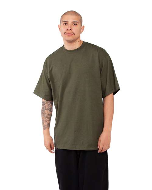 Shaka Wear SHMHSS Olive — on model side