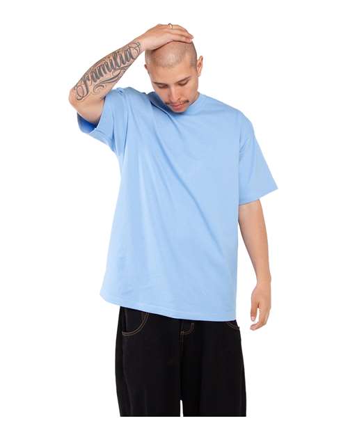 Shaka Wear SHMHSS Sky Blue — on model side