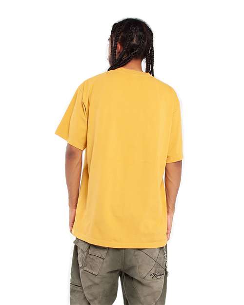 Shaka Wear SHGD Mustard — on model back
