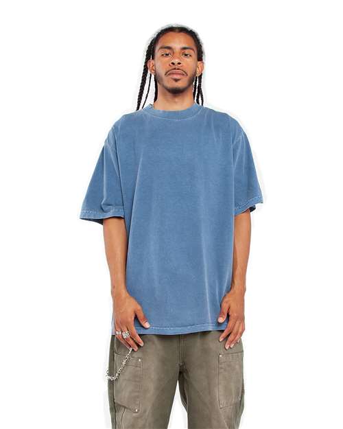 Shaka Wear SHGD Washed Denim — on model front