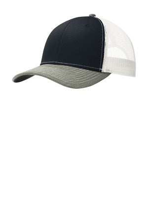 Snapback Trucker Cap - Rich Navy / H Gray / W
