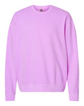 Unisex Lighweight Cotton Crewneck Sweatshirt - Neon Violet