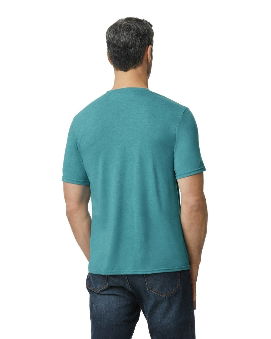 Unisex Triblend T-Shirt - Heather Galapagos Blue