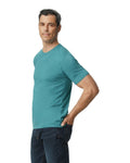 Unisex Triblend T-Shirt - Heather Galapagos Blue