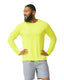 Gildan G424 - Unisex Performance®  Long-Sleeve T-Shirt - High Viz Safety Green
