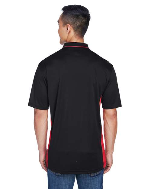 UltraClub 8406 Black/ Red — on model back