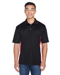 UltraClub 8406 Black/ Red — on model front