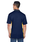 UltraClub 8406 Navy/ Gold — on model back
