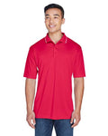 UltraClub 8406 Red/ White — on model front