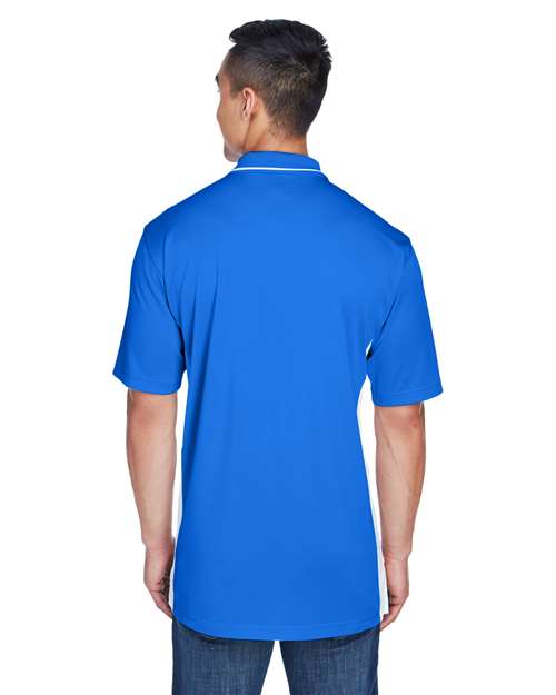 UltraClub 8406 Royal/ White — on model back