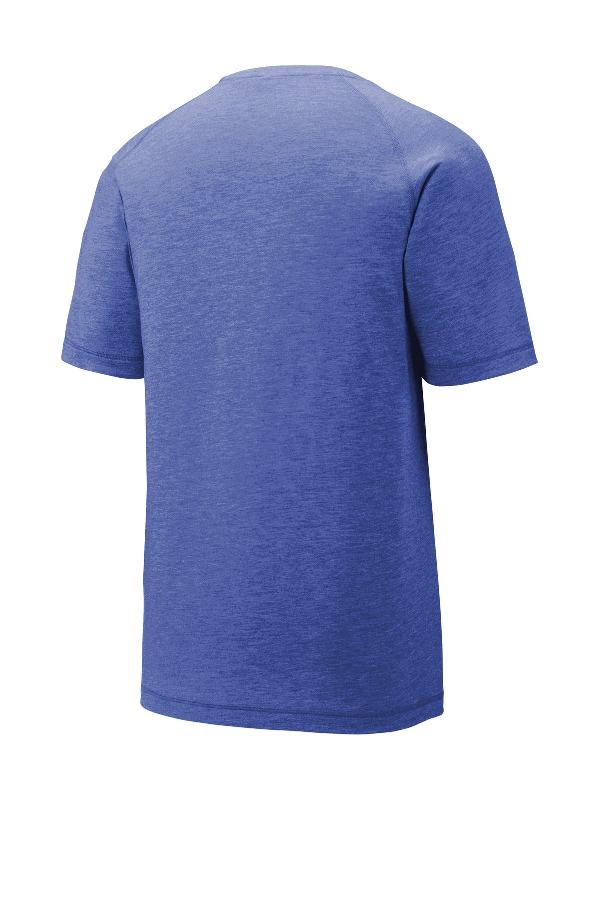 Unisex PosiCharge Tri-Blend Wicking Raglan Tee - True Royal Heather
