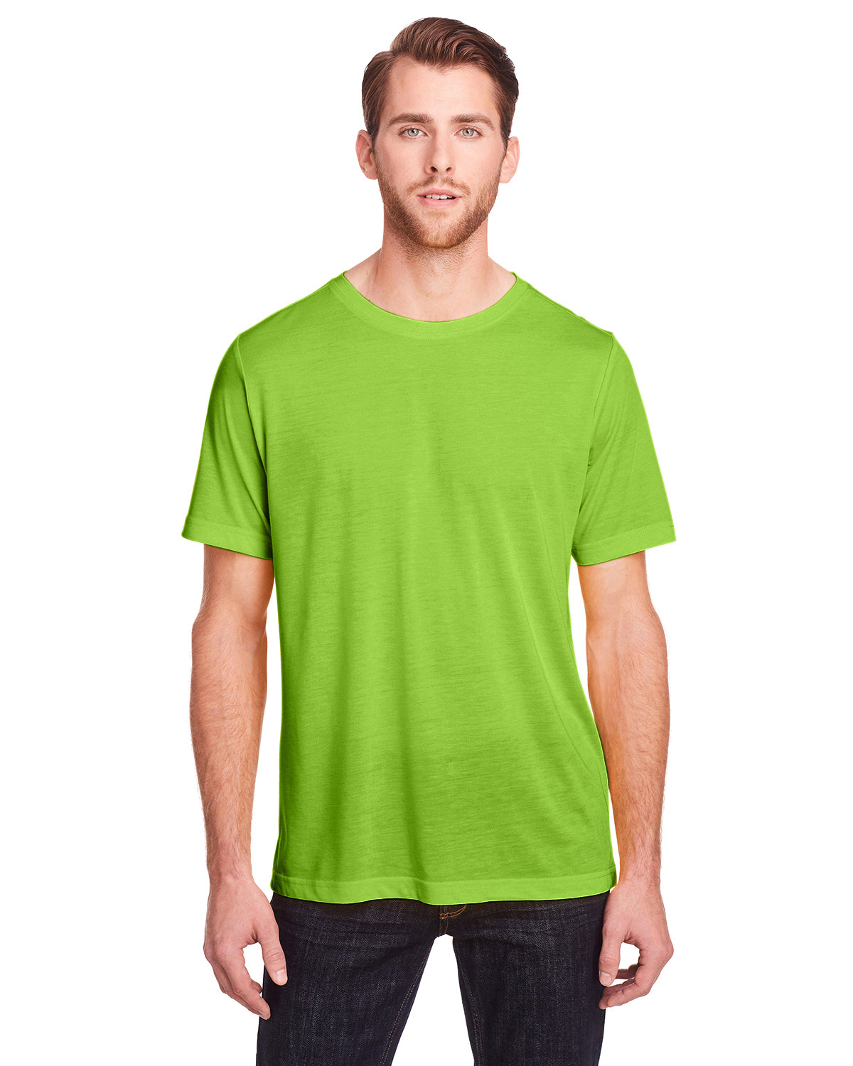 Unisex Fusion ChromaSoft™ Performance T-Shirt - Acid Green