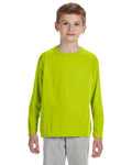 Youth Performance® Youth Long-Sleeve T-Shirt - High Viz Safety Green
