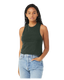 Bella + Canvas 6682 - Women's Racerback Cropped Tank - Heather Forest