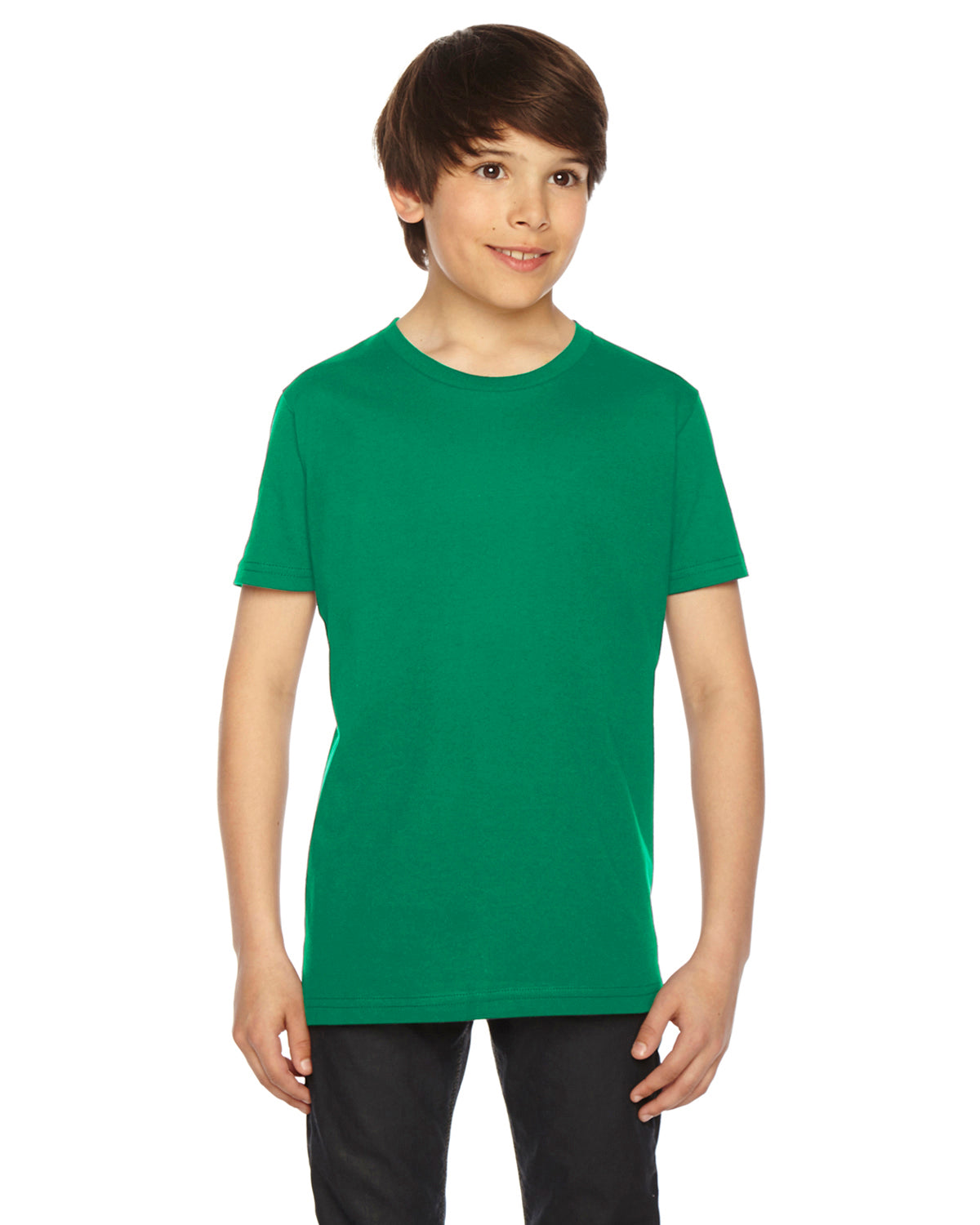 Youth Fine Jersey Short-Sleeve T-Shirt - Kelly Green