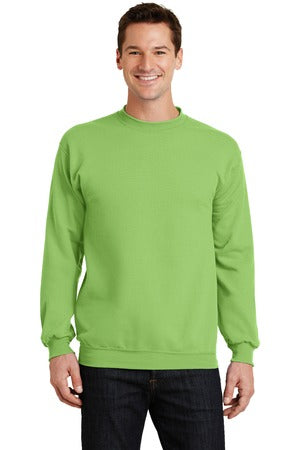 Unisex Core Fleece Crewneck Sweatshirt - Lime