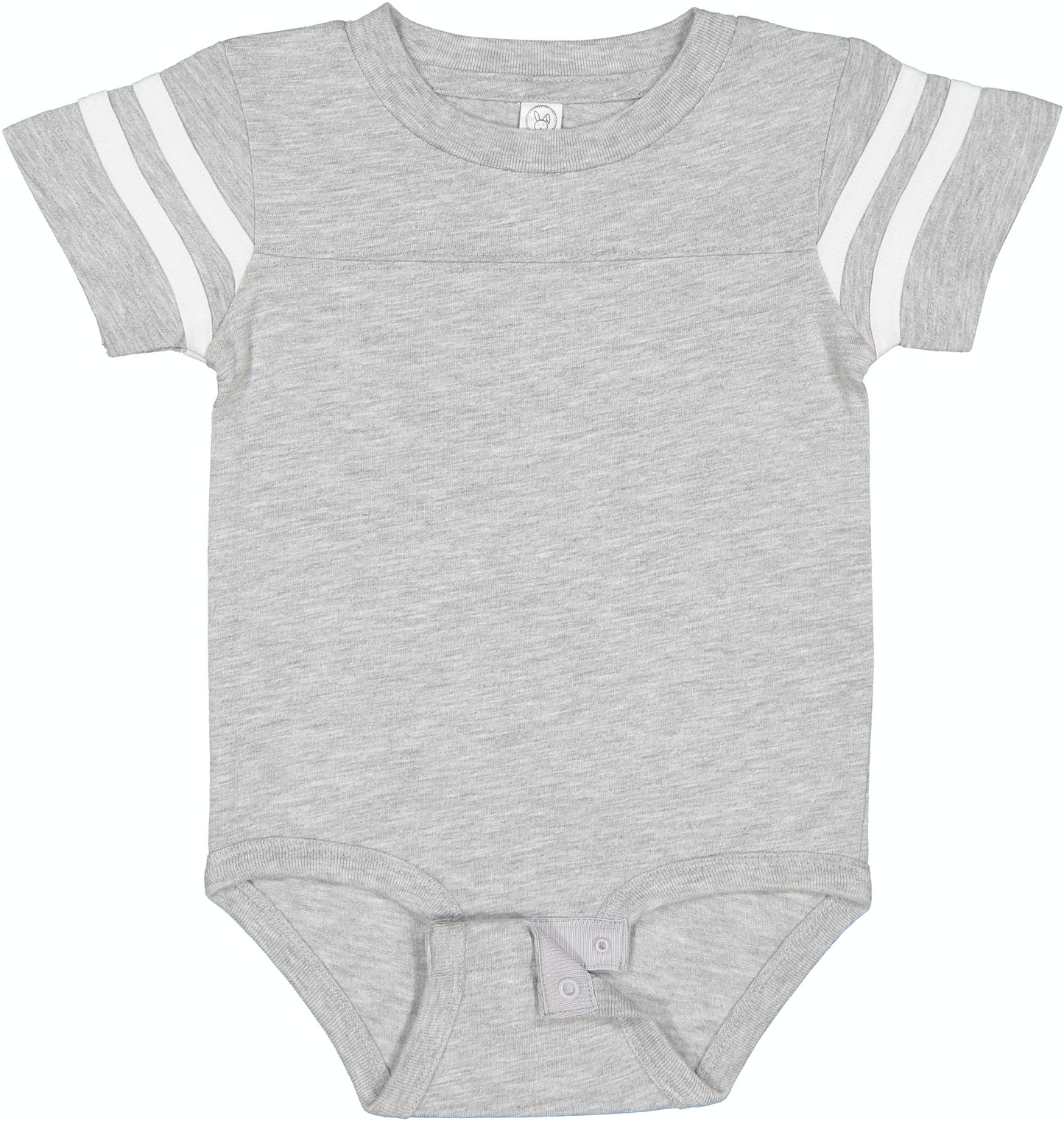 Infant Football Bodysuit - Vintage Heather / Blend White