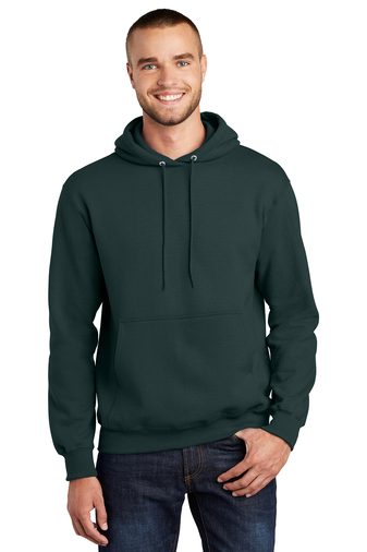 Unisex Tall Essential Fleece Pullover Hoodie - Dark Green