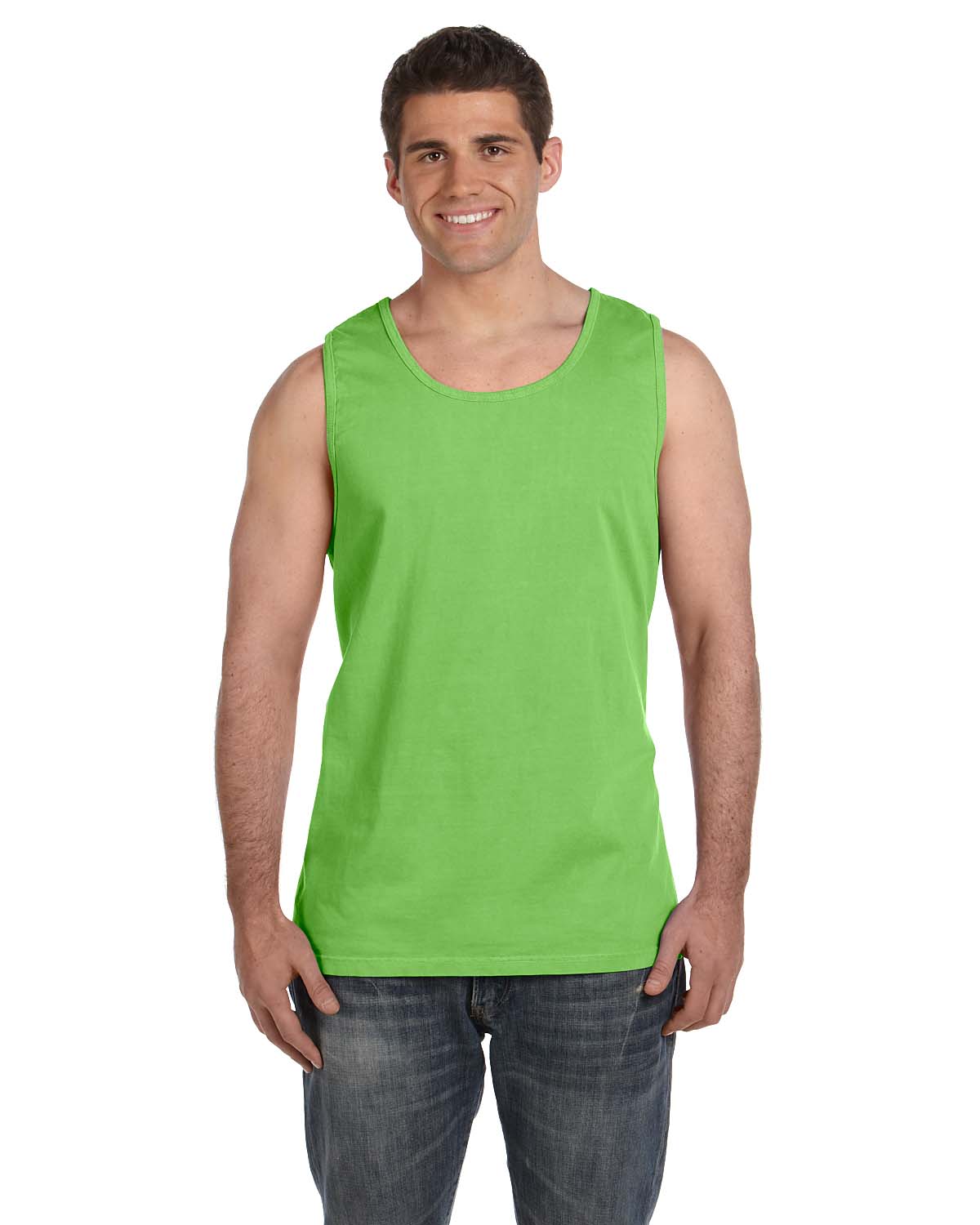 Unisex Heavyweight RS Tank - Lime