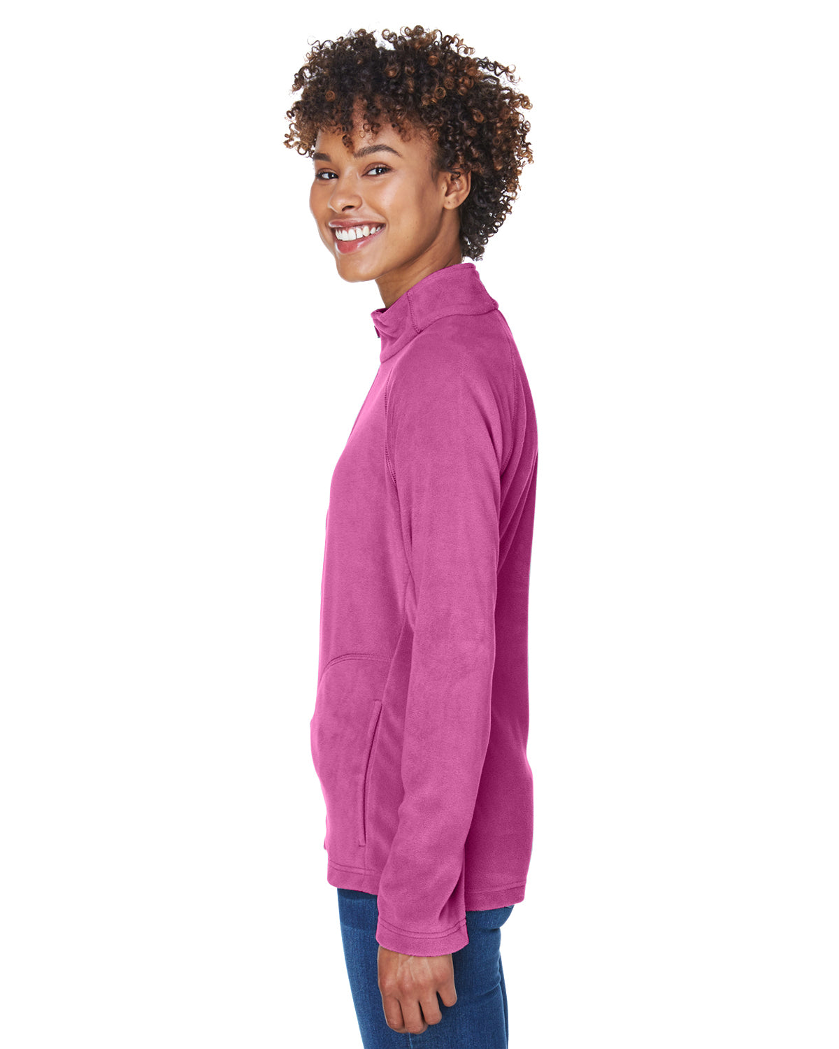 Women's Campus Microfleece Jacket - Sport Charity Pink