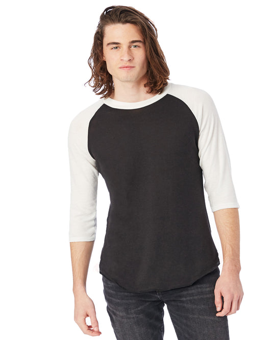 Unisex Baseball Eco-Jersey��� T-Shirt - Eco True Black / Eco Ivory